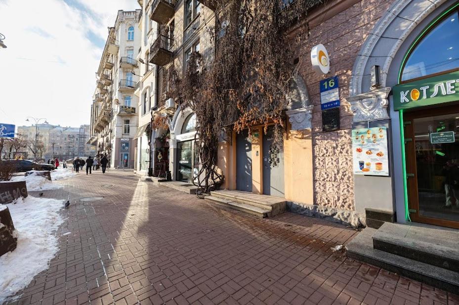 911 Apartments Antonovichа Kiev Eksteriør bilde